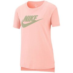 Футболка Nike для девочек Младшая футболка AR5088 610 цена и информация | Футболка для девочек | pigu.lt