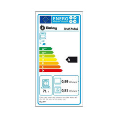 Balay 3HA5748A2 71 L 3600 W kaina ir informacija | Balay Buitinė technika ir elektronika | pigu.lt