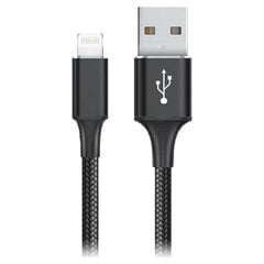 Goms, USB - Lightning, 1 m kaina ir informacija | Kabeliai ir laidai | pigu.lt