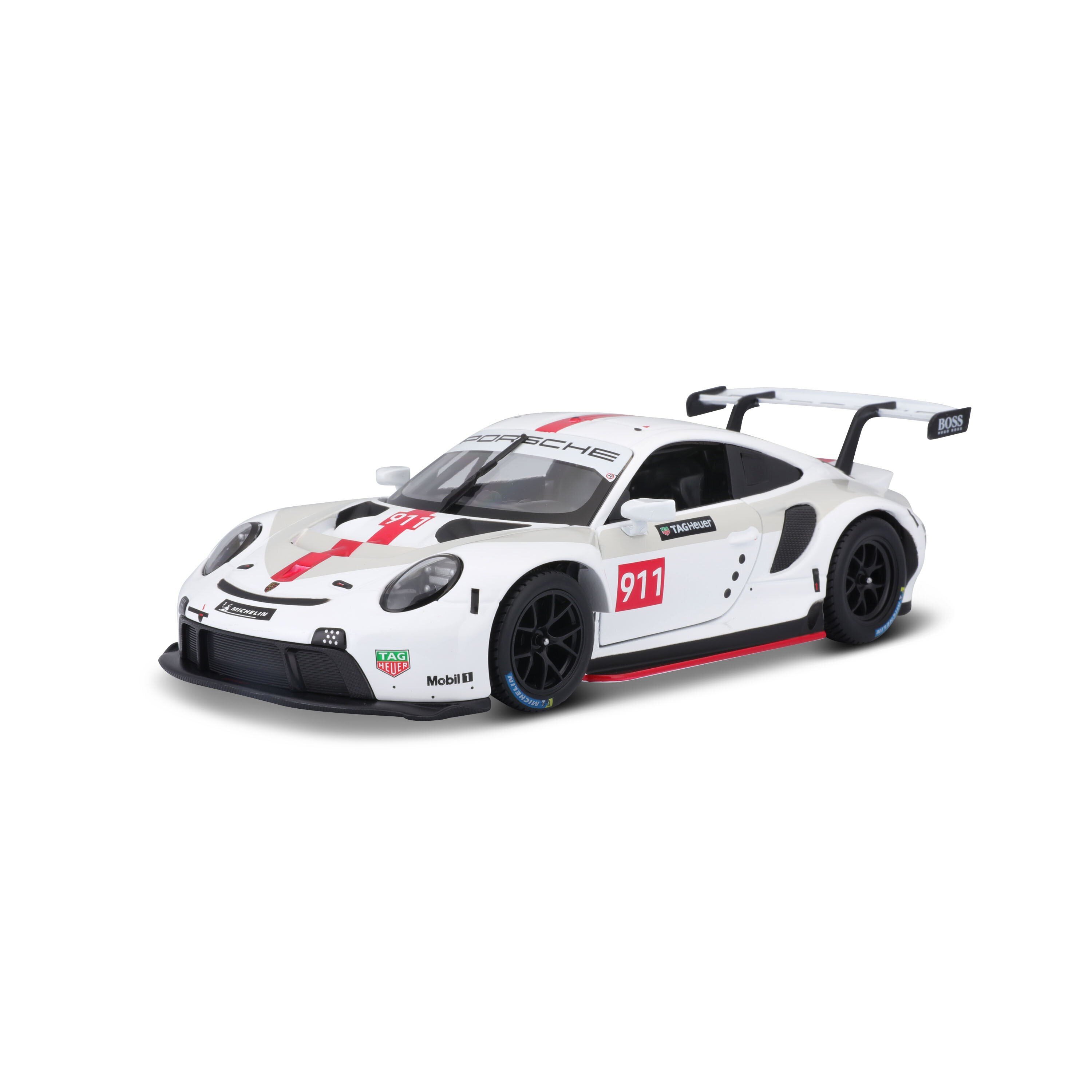 Модель игрушечной машины Bburago Race Porsche 911 RSR. 1:24 цена | pigu.lt