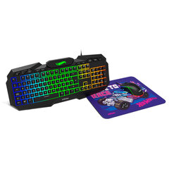 Игровые клавиатура и мышь Krom HOTWHEELS цена и информация | Клавиатуры | pigu.lt