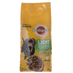 Pedigree Light su vištiena, 13 kg kaina ir informacija | Sausas maistas šunims | pigu.lt