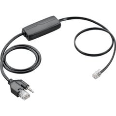 Jack kabelis Poly APD-80 Juoda kaina ir informacija | Adapteriai, USB šakotuvai | pigu.lt