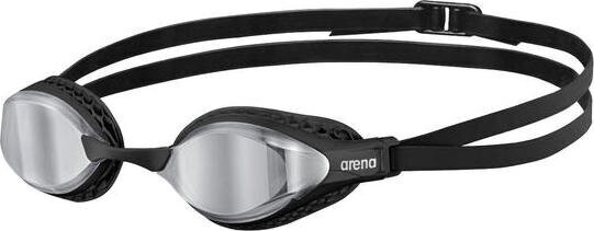 Veidrodiniai plaukimo akiniai Arena Airspeed, sidabro-juodi цена и информация | Plaukimo akiniai | pigu.lt