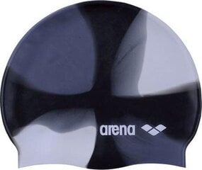 Plaukimo kepuraitė Arena Pop Art, juoda/pilka kaina ir informacija | Plaukimo kepuraitės | pigu.lt