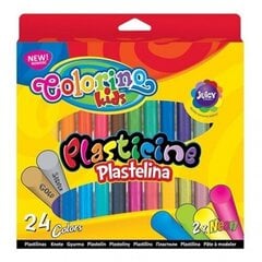 Plastilinas Colorino Kids, 24 spalvos kaina ir informacija | Piešimo, tapybos, lipdymo reikmenys | pigu.lt