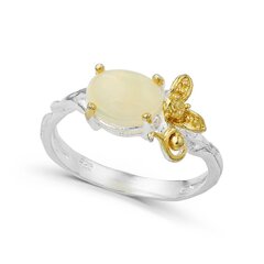 Серебряное (925) кольцо с драгоценными камнями, код F50234EU-59 цена и информация | Кольца | pigu.lt