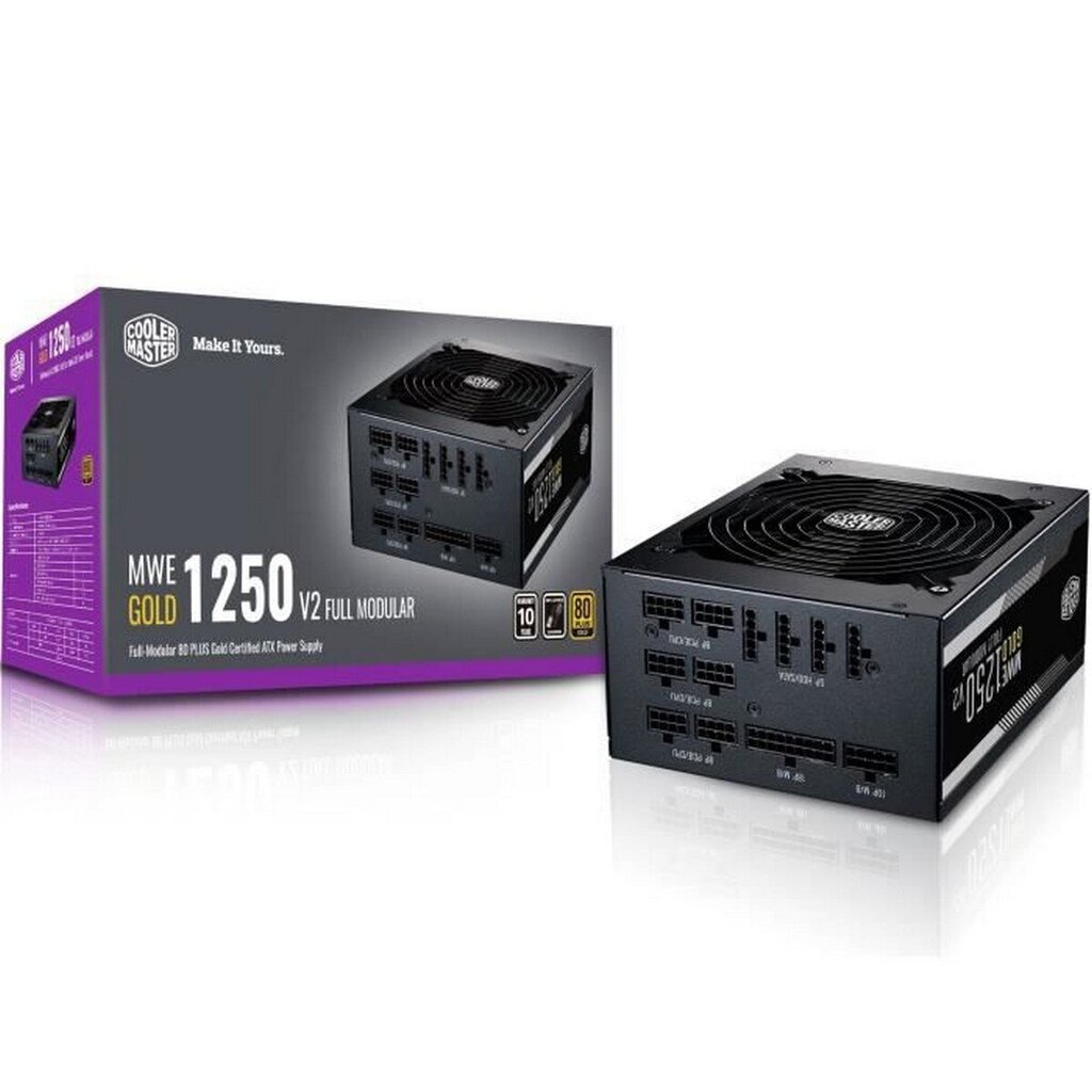 Cooler Master MWE Gold 1250 V2 kaina ir informacija | Maitinimo šaltiniai (PSU) | pigu.lt