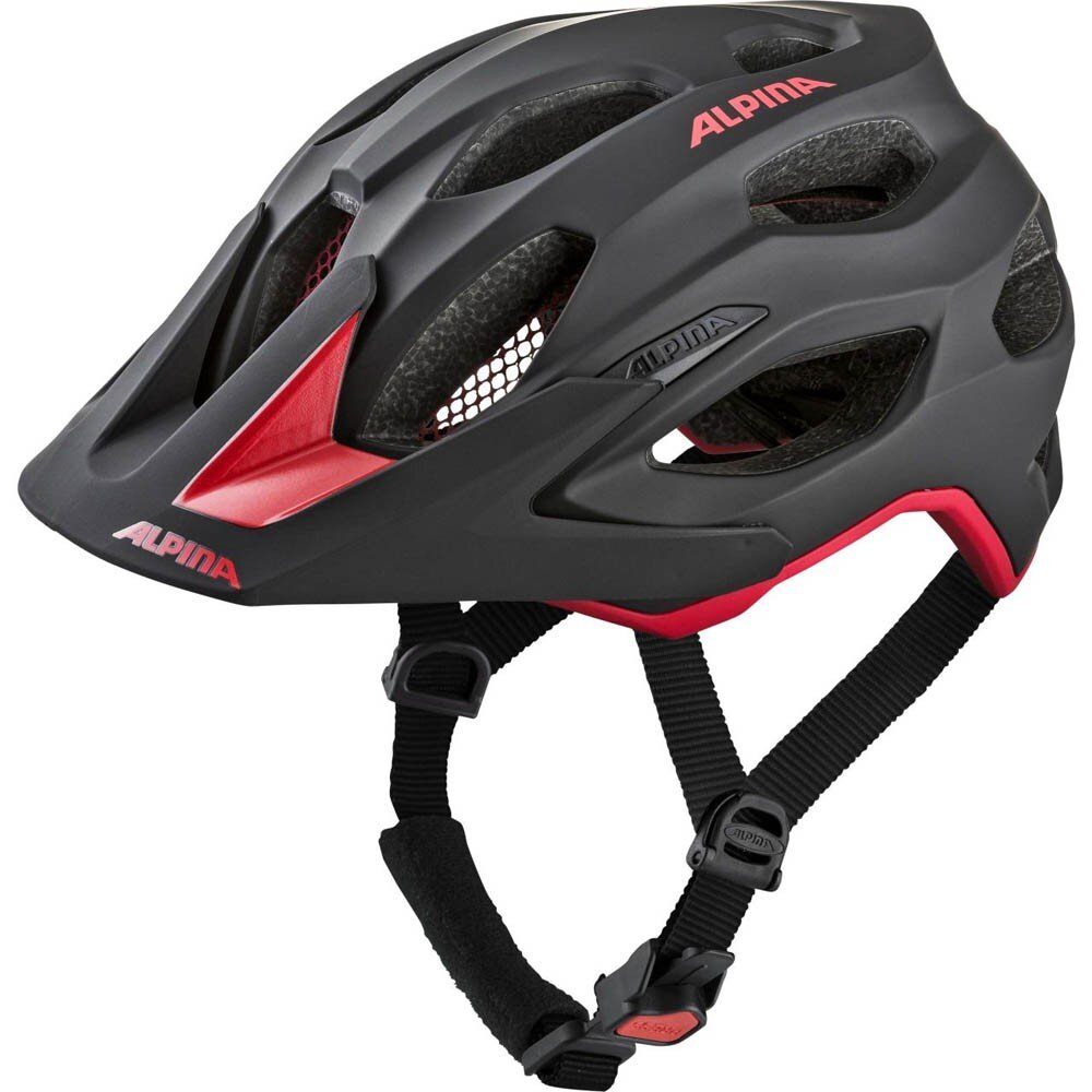 Alpina A9725331 sports headwear Black, Red XXL (57-62CM) kaina ir informacija | Šalmai | pigu.lt