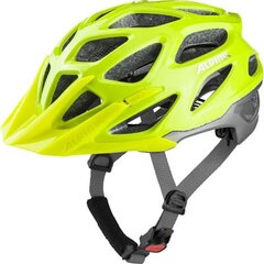 Kask rowerowy ALPINA MYTHOS 3.0 L.E. jaskrawo-zielono-szary połysk 52-57 kaina ir informacija | Šalmai | pigu.lt