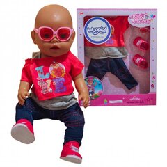 Модная одежда для куклы WOOPIE LOVE (Очки, Обувь) 43-46 см цена и информация | Игрушки для девочек | pigu.lt