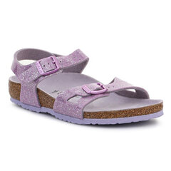 Šlepetės mergaitėms Birkenstock Rio Kids 1022169, violetinės цена и информация | Детские тапочки, домашняя обувь | pigu.lt