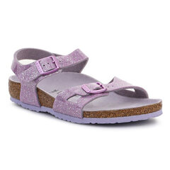 Šlepetės mergaitėms Birkenstock Rio Kids 1022169, violetinės kaina ir informacija | Šlepetės, kambario avalynė vaikams | pigu.lt