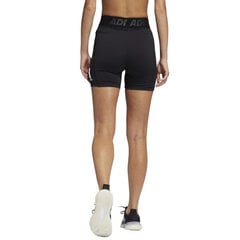 Sportiniai šortai moterims Adidas Techfit Badge Of Sport Short Tights W GL0689, juodi kaina ir informacija | Sportinė apranga moterims | pigu.lt