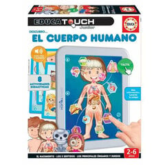 BFN-BB-S2415054 Educa Touch Junior: El Cuerpo Humano interaktyvi planšetė kaina ir informacija | Lavinamieji žaislai | pigu.lt