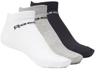 Kojinės vyrams Reebok Act Core Low Cut So White Black Grey GH8229, juodos kaina ir informacija | Vyriškos kojinės | pigu.lt