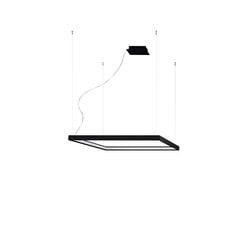 Chandelier RIO 3 55/78/110 black 3000K THORO TH.138 цена и информация | Люстры | pigu.lt