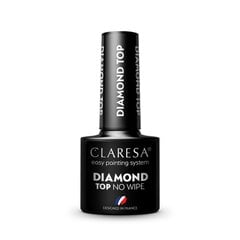 Claresa Top Diamond No Wipe верхний слой гель-лака, 5 г цена и информация | Лаки, укрепители для ногтей | pigu.lt