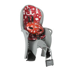 Vaikiška kėdutė ant galo Hamax Kiss, pilka kaina ir informacija | Dviračių kėdutės vaikams | pigu.lt
