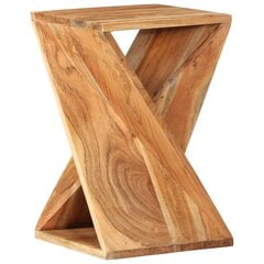 Šoninis staliukas, 35x35x55cm, akacijos medienos masyvas цена и информация | Журнальные столики | pigu.lt