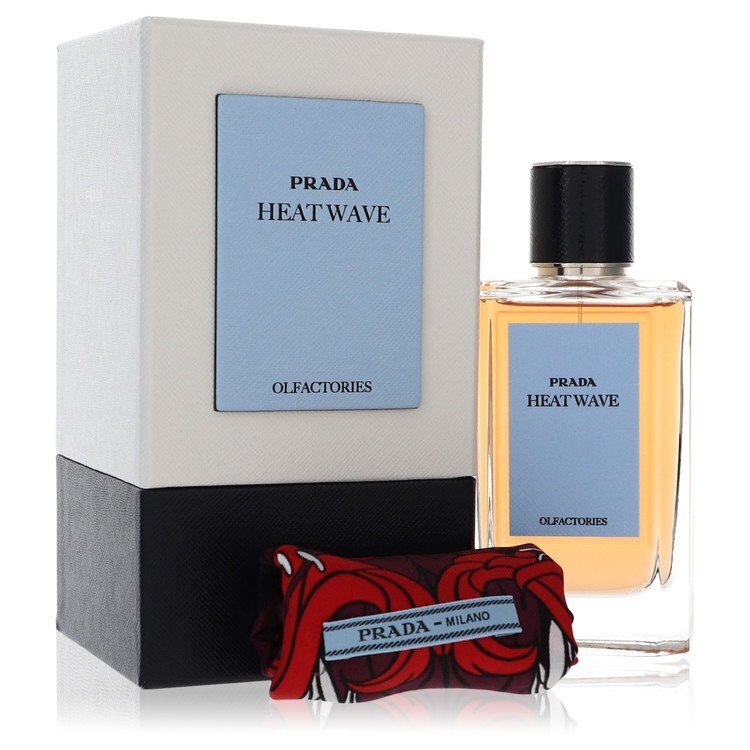 Rinkinys Prada Heatwave Olfactories moterims/vyrams: kvapusis vanduo EDP, 100 ml + šilkinis maišelis kaina ir informacija | Kvepalai moterims | pigu.lt