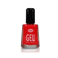 Nagų lakas Nurana gel effect nail 03 red, 10ml цена и информация | Лаки, укрепители для ногтей | pigu.lt