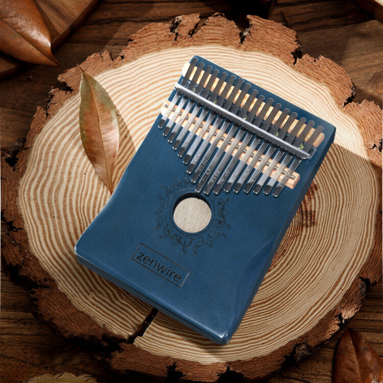 Medinė Kalimba Zanza Mbira K-02B kaina ir informacija | Perkusija | pigu.lt