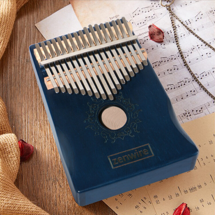 Medinė Kalimba Zanza Mbira K-02B kaina ir informacija | Perkusija | pigu.lt