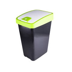 Ведро педальное для сортировки мусора; Essentials Duo 40L серый / темно-серый цена и информация | Мусорные баки | pigu.lt