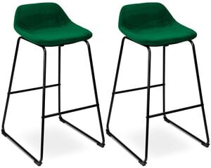 Baro kėdė Sligo Velvet, žalia kaina ir informacija | Virtuvės ir valgomojo kėdės | pigu.lt