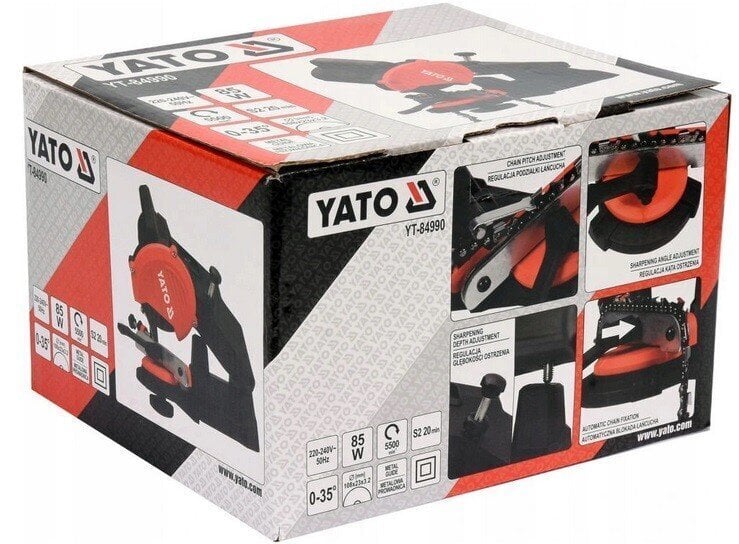 Grandinių galandymo staklės, galąstuvas YATO YT-84990 kaina ir informacija | Pjūklai, pjovimo staklės | pigu.lt