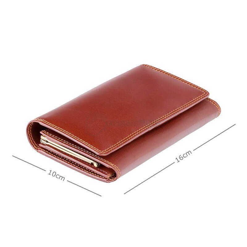 Moteriška odinė piniginė Visconti MZ12 brown, ruda kaina ir informacija | Piniginės, kortelių dėklai moterims | pigu.lt