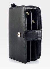 Женский кожаный кошелек Visconti HT33, черный цена и информация | Женские кошельки, держатели для карточек | pigu.lt