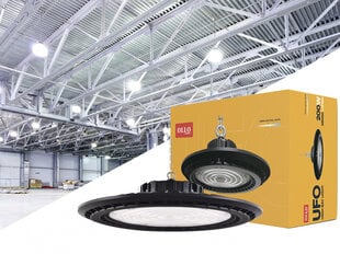 LED UFO 200W OLLO Premium+ / UGR15 / 28000lm / 4000K / IP65 / IK08 / LED SANDĖLIŲ IR GAMYBINĖS ŠVIESOS 200W / LED HIGHBAY / Gamyklos garantija 3 metai kaina ir informacija | Įmontuojami šviestuvai, LED panelės | pigu.lt