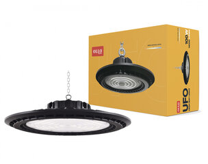 Светильник для складов и производств 100W / LED HIGHBAY / LED UFO 100W OLLO Premuim+ / UGR15 / 14000lm / 4000K / IP65 / IK08 / LED  цена и информация | Монтируемые светильники, светодиодные панели | pigu.lt