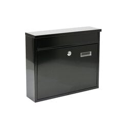 Dėžutė pašto 310*360*100 mm juoda 78575 Vorel kaina ir informacija | Pašto dėžutės, namo numeriai | pigu.lt