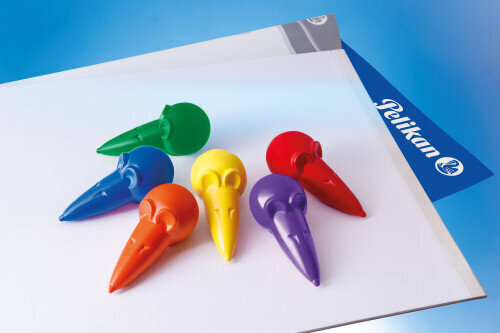 Vaško kreidelės Pelikan Mouse, 6 spalvos kaina ir informacija | Piešimo, tapybos, lipdymo reikmenys | pigu.lt