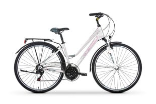 Miesto dviratis Tabou Kinetc 1.0 28'' ratas. balta ružava kaina ir informacija | Dviračiai | pigu.lt