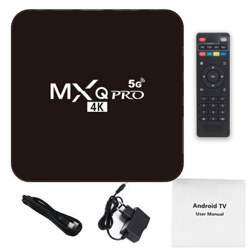 Televizijos imtuvas TV priedėlis MXQ Pro 4K - Android 10.0 kaina | pigu.lt