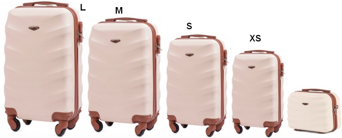 Nedidelis mėlynas lagaminas Wings BS402S (rankiniam bagažui) kaina ir informacija | Lagaminai, kelioniniai krepšiai | pigu.lt