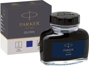 Чернила Parker Quink в бутылочке 1950376, синий цвет цена и информация | Канцелярские товары | pigu.lt