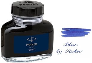 Чернила Parker Quink в бутылочке 1950376, синий цвет цена и информация | Канцелярские товары | pigu.lt