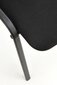 Kėdė Halmar ISO, juoda kaina ir informacija | Virtuvės ir valgomojo kėdės | pigu.lt