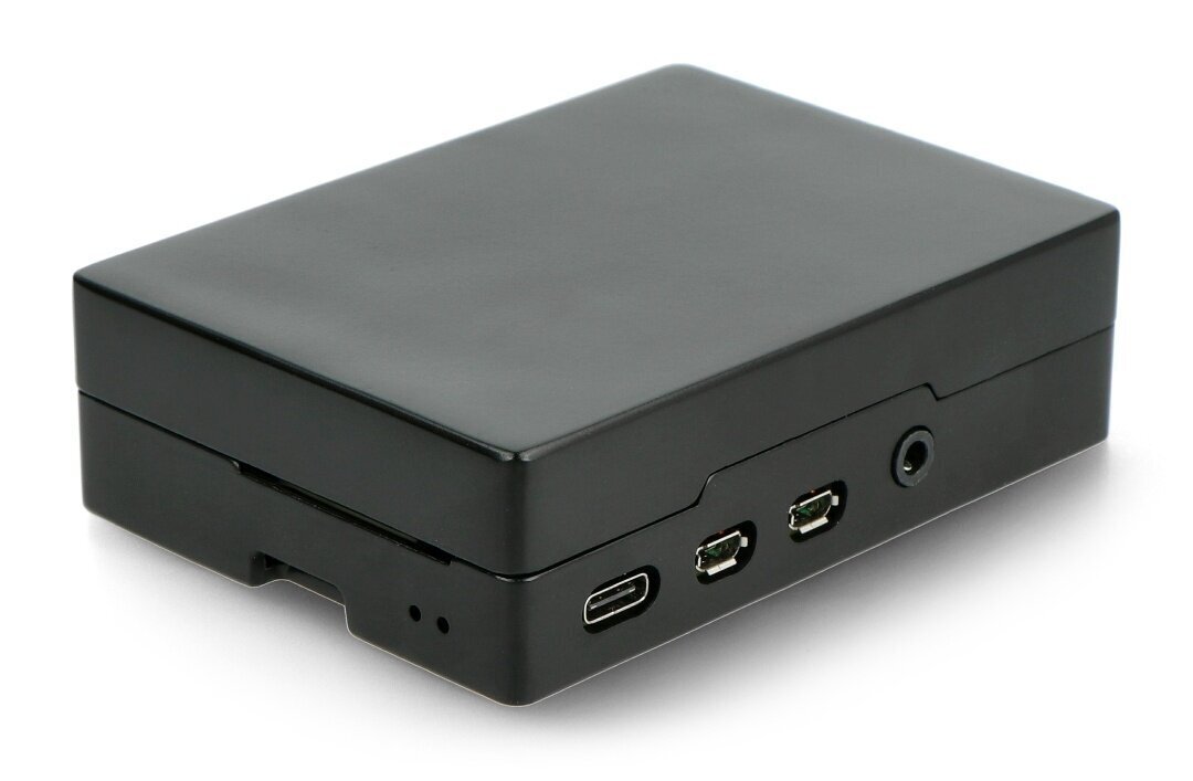 Raspberry Pi 4B aliumininis dėklas, juodas kaina ir informacija | Atviro kodo elektronika | pigu.lt