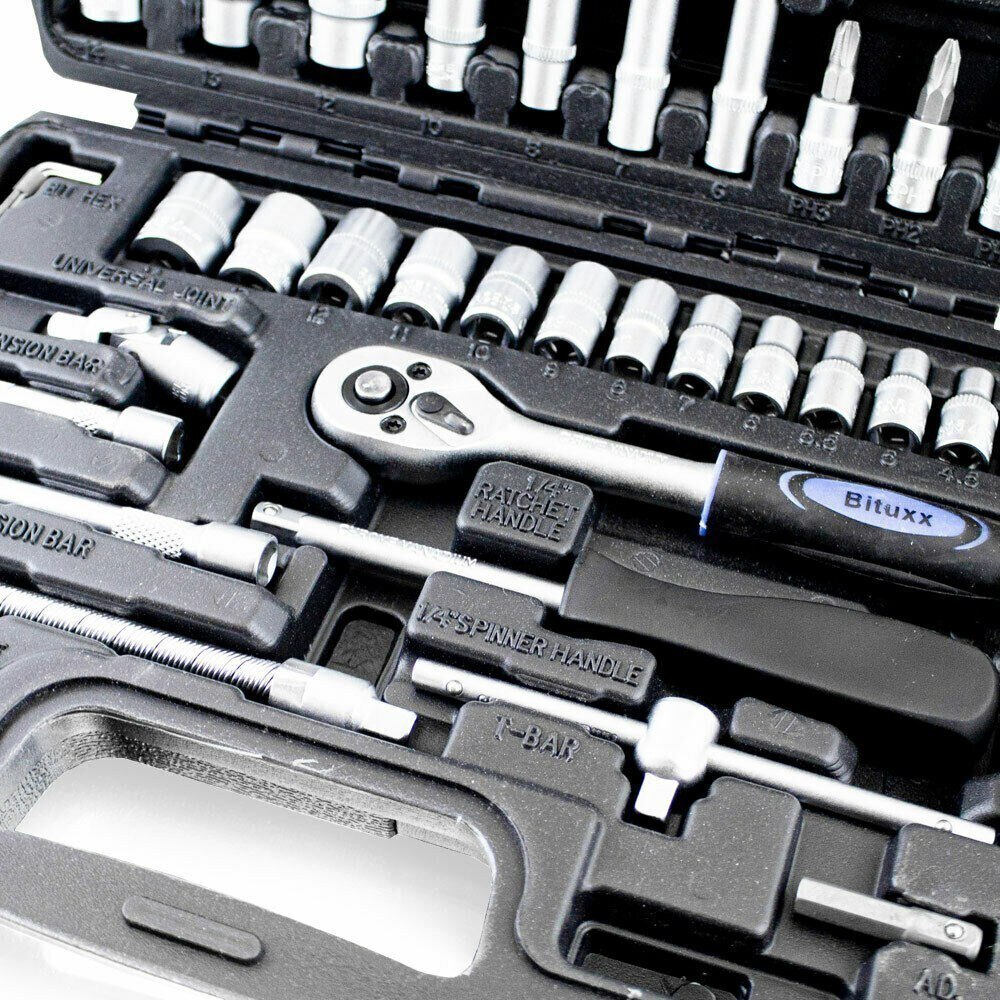 BITUXX įrankių rinkiniai 45 vnt цена и информация | Mechaniniai įrankiai | pigu.lt