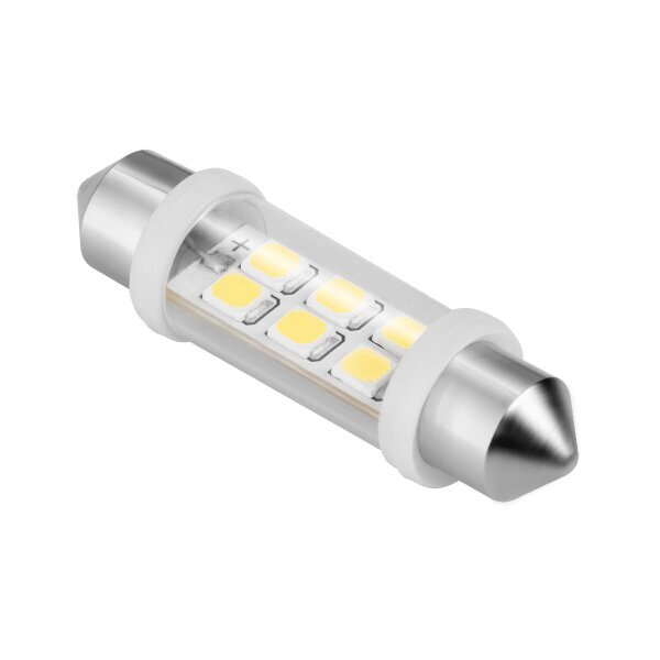 Automobilio LED lemputė 12V 10 / 40 6xSMD Sv8.5 kaina ir informacija | Automobilių lemputės | pigu.lt