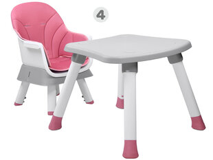 Maitinimo kėdutė 6in1, rožinė kaina ir informacija | Maitinimo kėdutės | pigu.lt