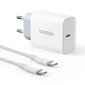 Ugreen USB Type C PD 30W 2m CD127 цена и информация | Krovikliai telefonams | pigu.lt