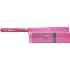 Губная помада и карандаш для губ Bourjois rouge edition Velvet 06 pink pong цена и информация | Помады, бальзамы, блеск для губ | pigu.lt