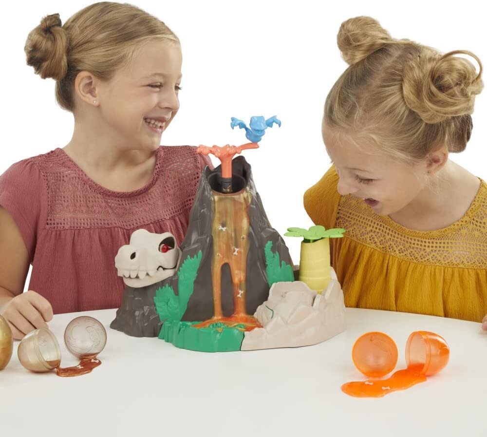 Play-Doh dinozaurų salos lavos ugnikalnis Slime F1500 kaina ir informacija | Lavinamieji žaislai | pigu.lt